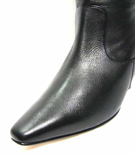 Ros Hommerson Trumpet Wide Calf Boot Black Leather [H-39882] - $107.99 ...
