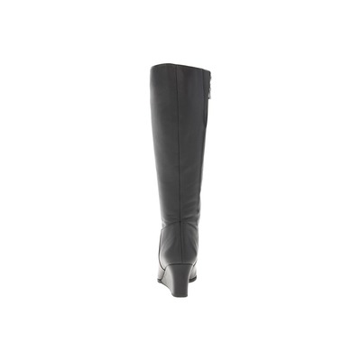 Ros Hommerson Tess Super Wide Calf Black Water Proof Wedge boot [41528 ...